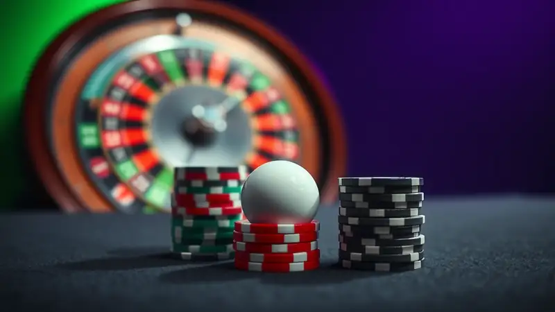 Jetons et bille de roulette : probabilités et paiements